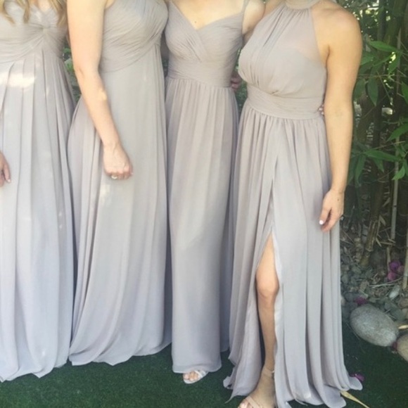 Azazie Dresses & Skirts - Azazie Iman Taupe
